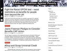 Tablet Screenshot of edinburghagainstpoverty.org.uk